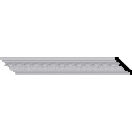 Ekena Millwork 2"H x 2"P x 2 3/4"F x 94 1/2"L Whitman Small Crown Moulding MLD02X02X03WH